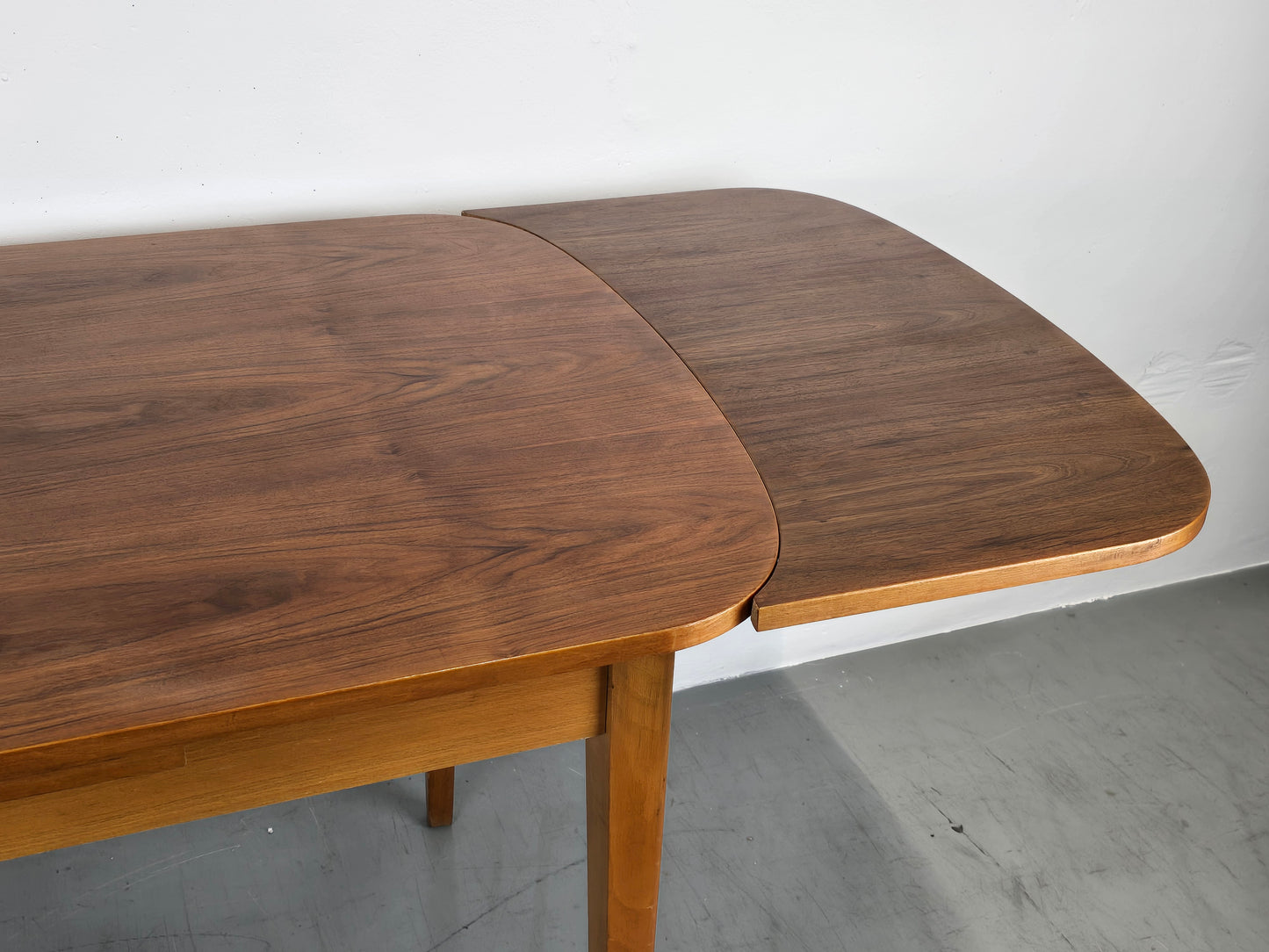 VINTAGE ESSTISCH nussbaum holz tisch küche schreibtisch esszimmer mid century