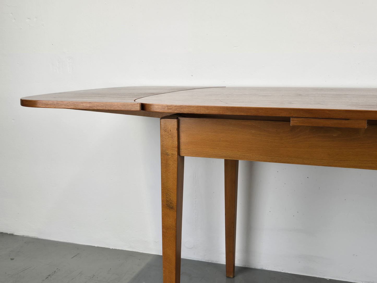 VINTAGE ESSTISCH nussbaum holz tisch küche schreibtisch esszimmer mid century