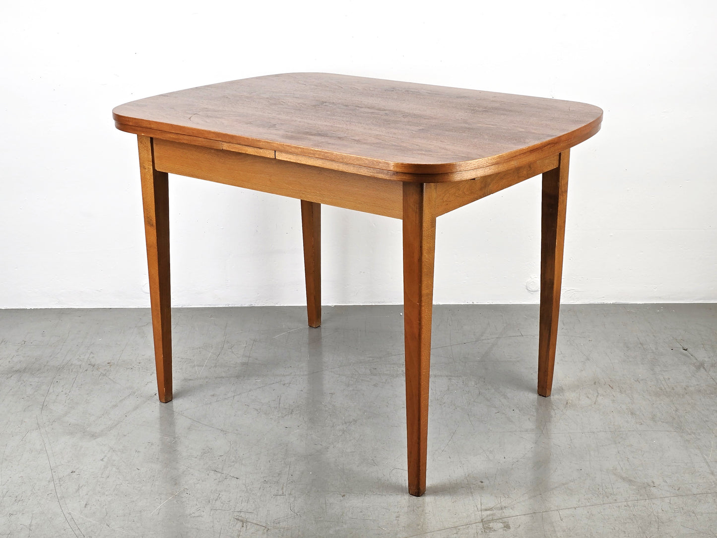 VINTAGE ESSTISCH nussbaum holz tisch küche schreibtisch esszimmer mid century