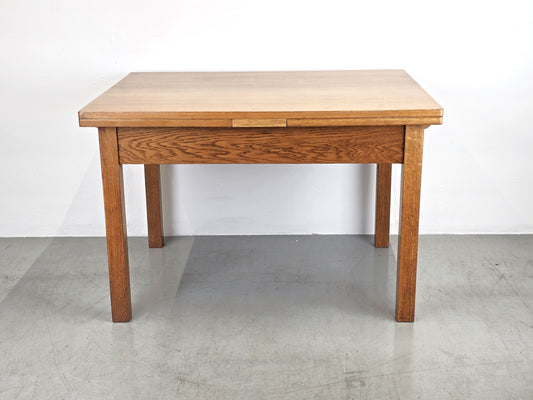 ANTIKER ESSTISCH EICHE eichenholz küche esszimmer schreibtisch vintage werkbank