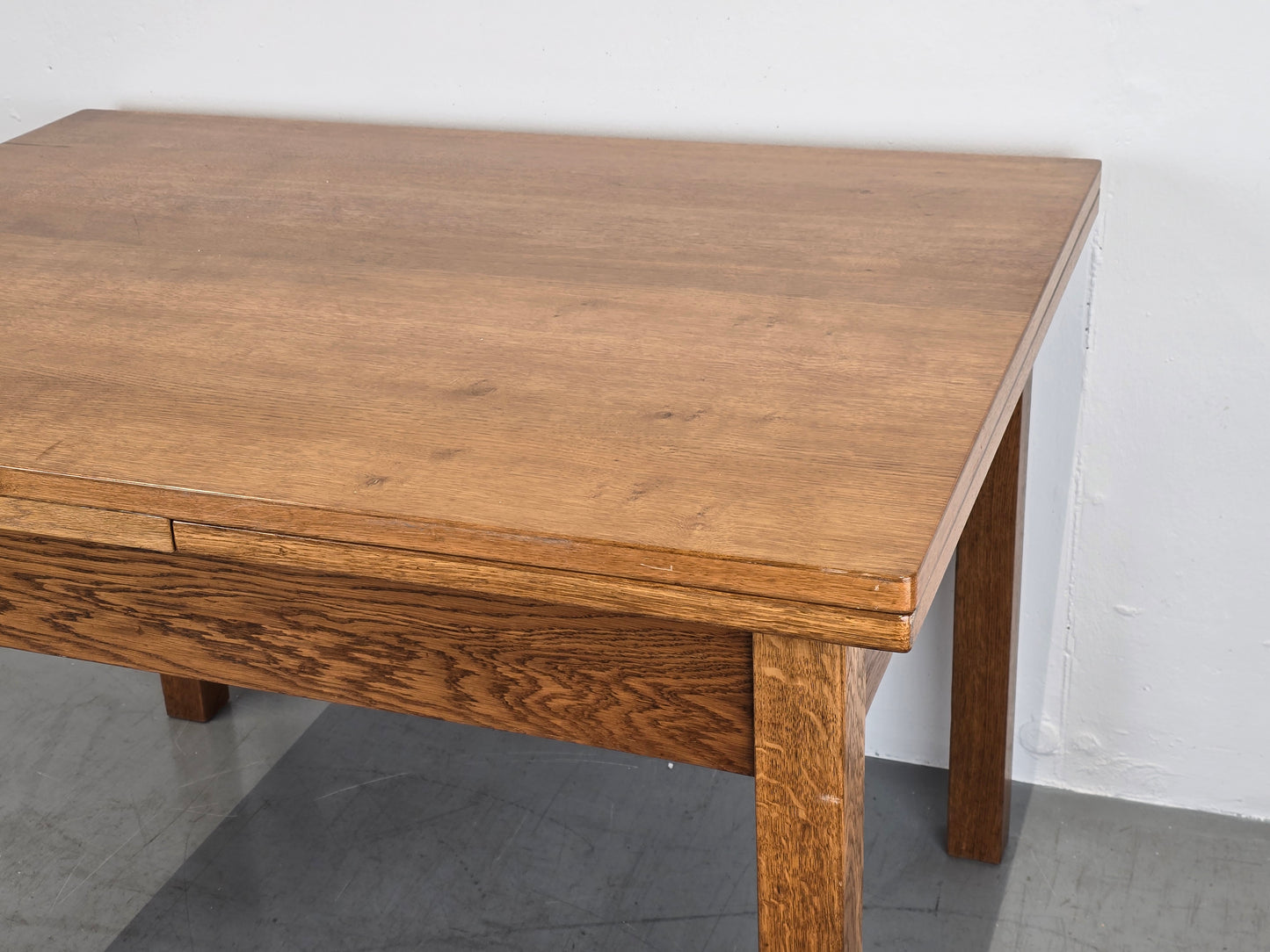 ANTIKER ESSTISCH EICHE eichenholz küche esszimmer schreibtisch vintage werkbank