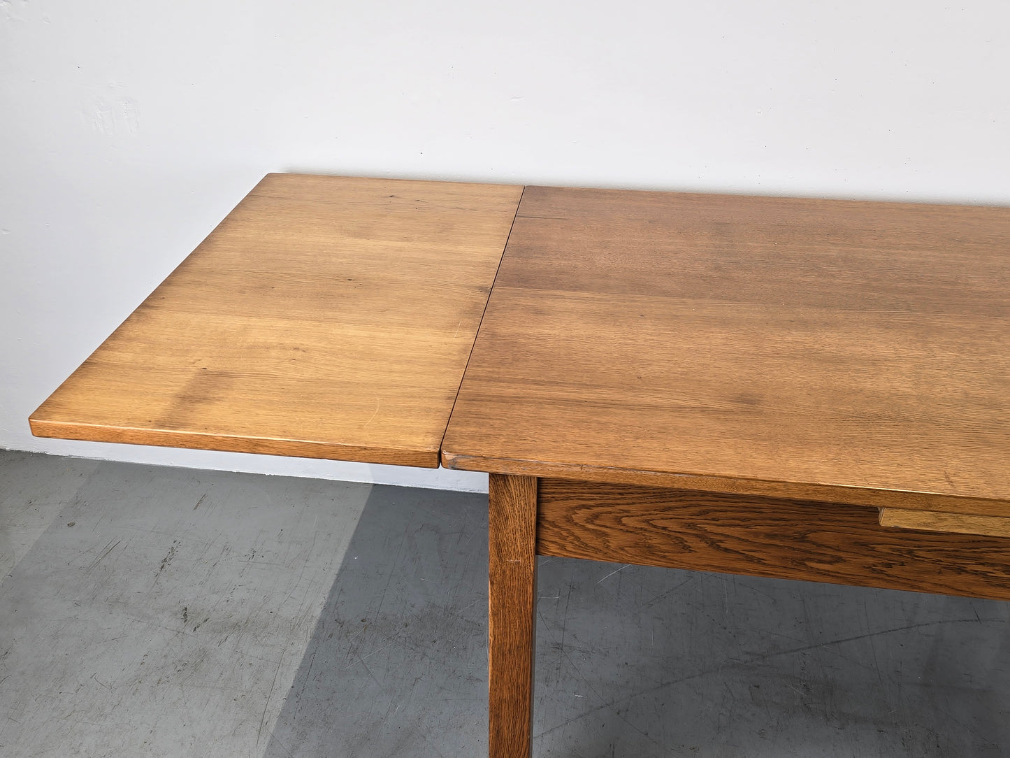 ANTIKER ESSTISCH EICHE eichenholz küche esszimmer schreibtisch vintage werkbank