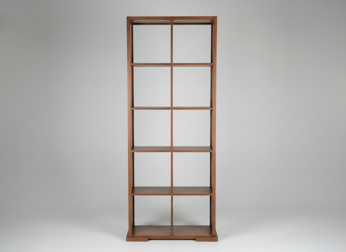 KOLONIE MÖBEL holz nussbaum regal schrank bücherregal Bibliothek