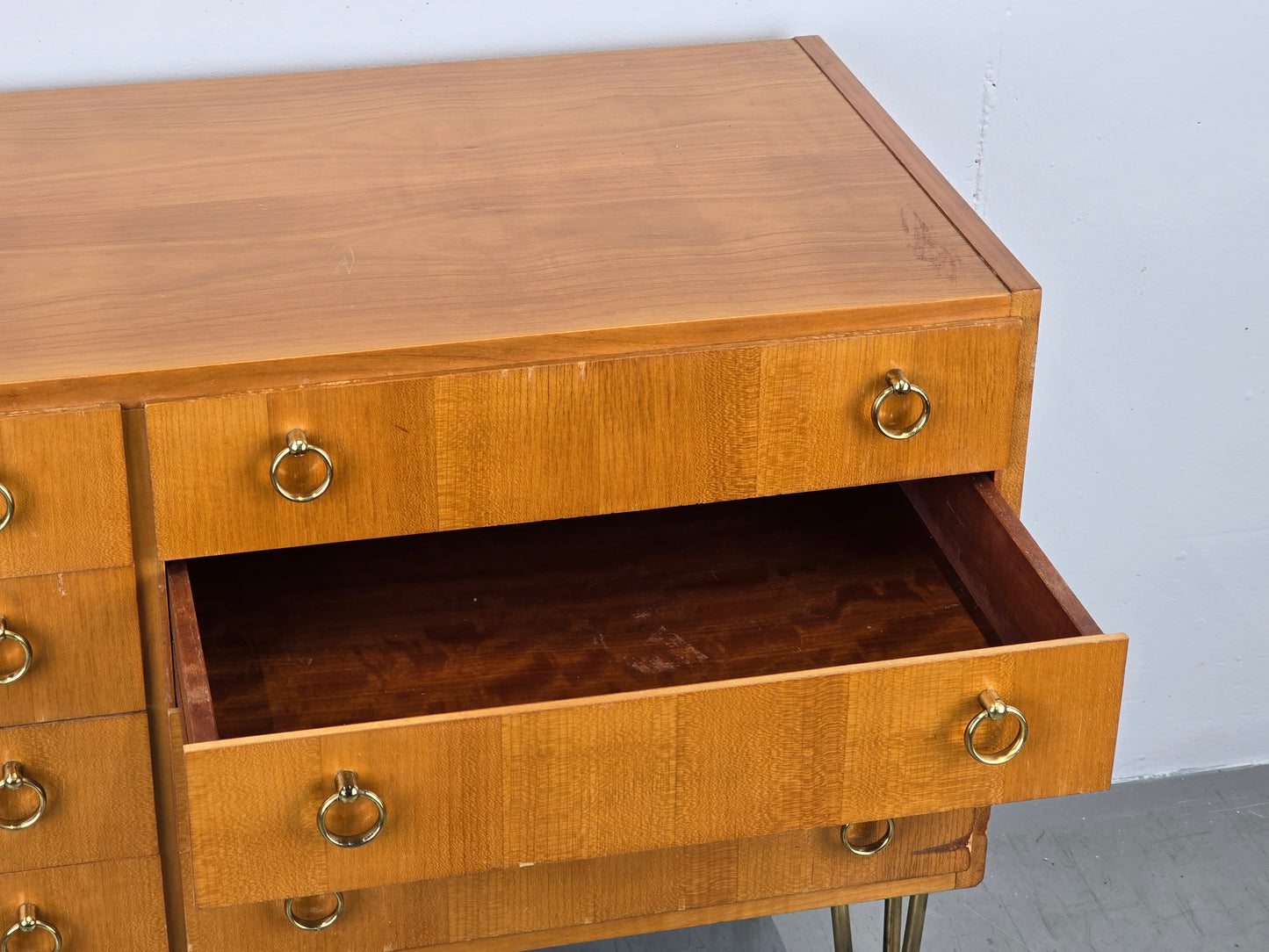 MID CENUTRY SIDEBOARD vintage kommode schubladen holz tv board