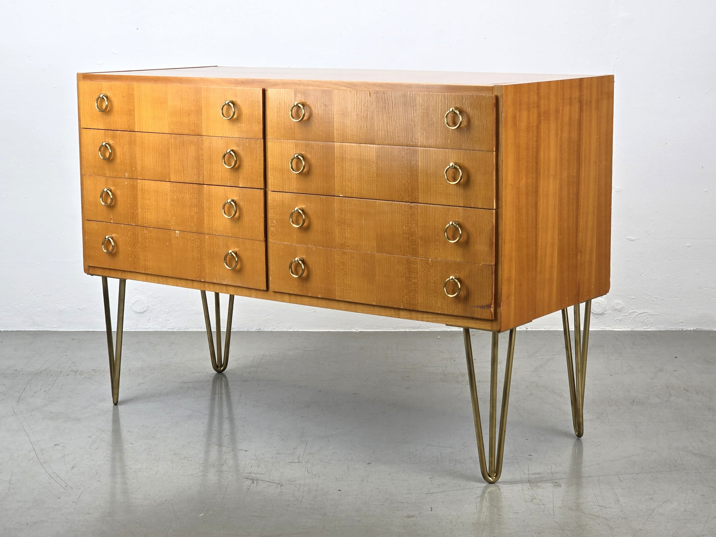 MID CENUTRY SIDEBOARD vintage kommode schubladen holz tv board