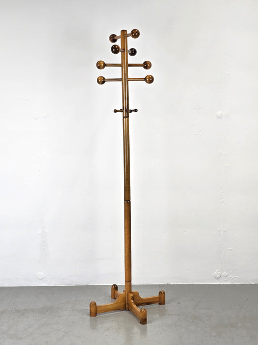 SPUTNIK GARDEROBE Garderoben Stange holz vintage space age kleiderstange