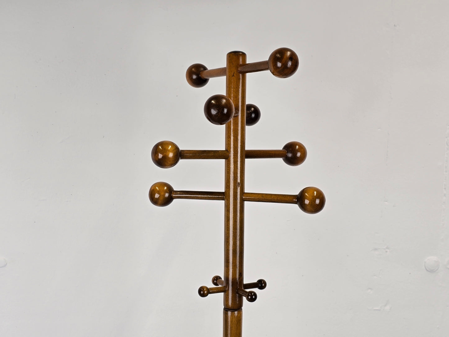 SPUTNIK GARDEROBE Garderoben Stange holz vintage space age kleiderstange