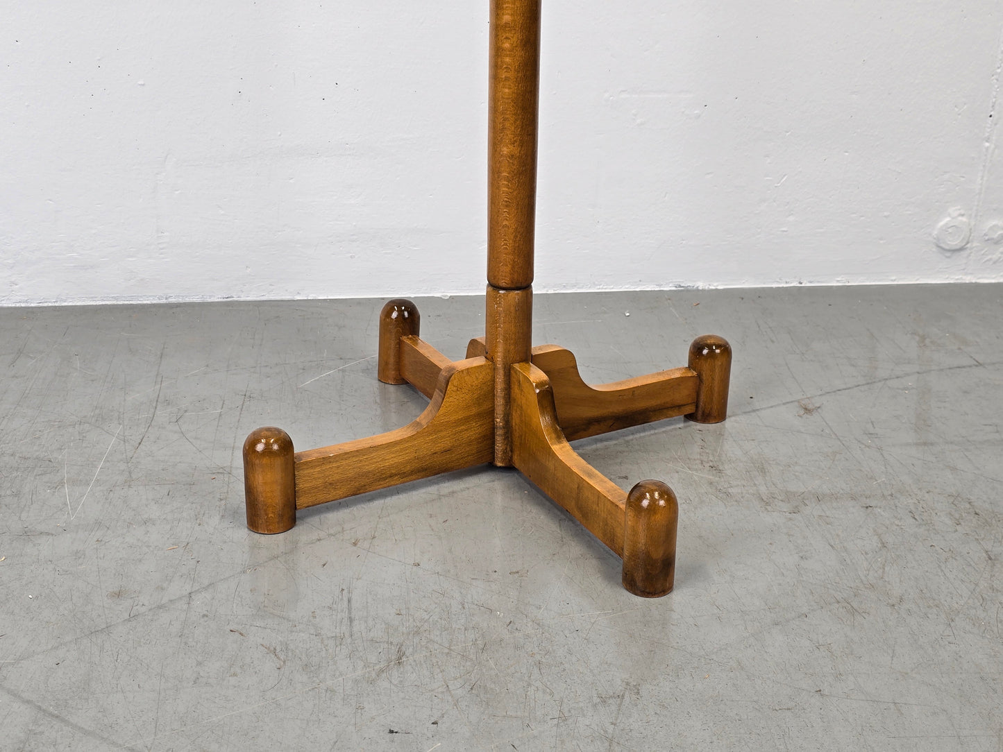 SPUTNIK GARDEROBE Garderoben Stange holz vintage space age kleiderstange