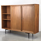 DÄNISH TEAK SIDEBOARD highboard tv board kommode vintage mid century denmark