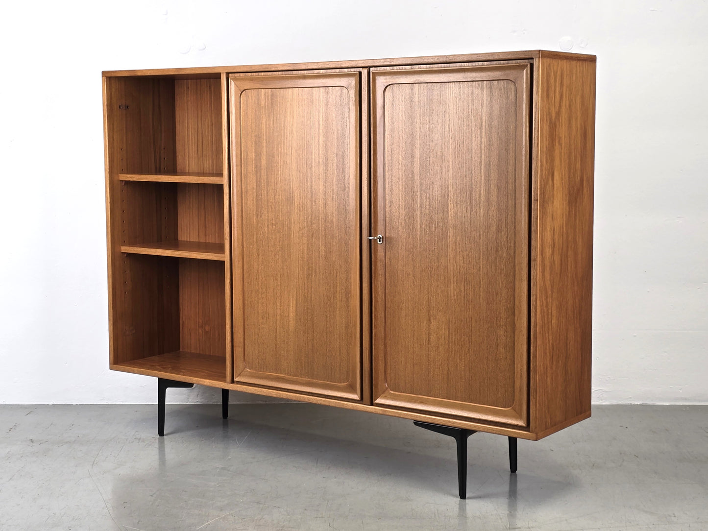 DÄNISH TEAK SIDEBOARD highboard tv board kommode vintage mid century denmark