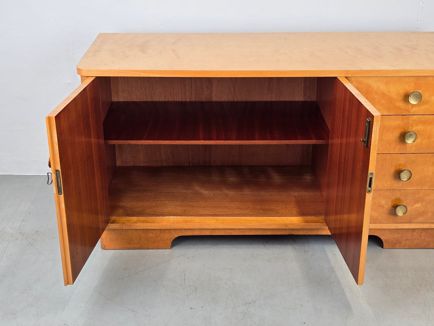 MID CENUTRY SIDEBOARD vintage kommode schubladen holz tv board