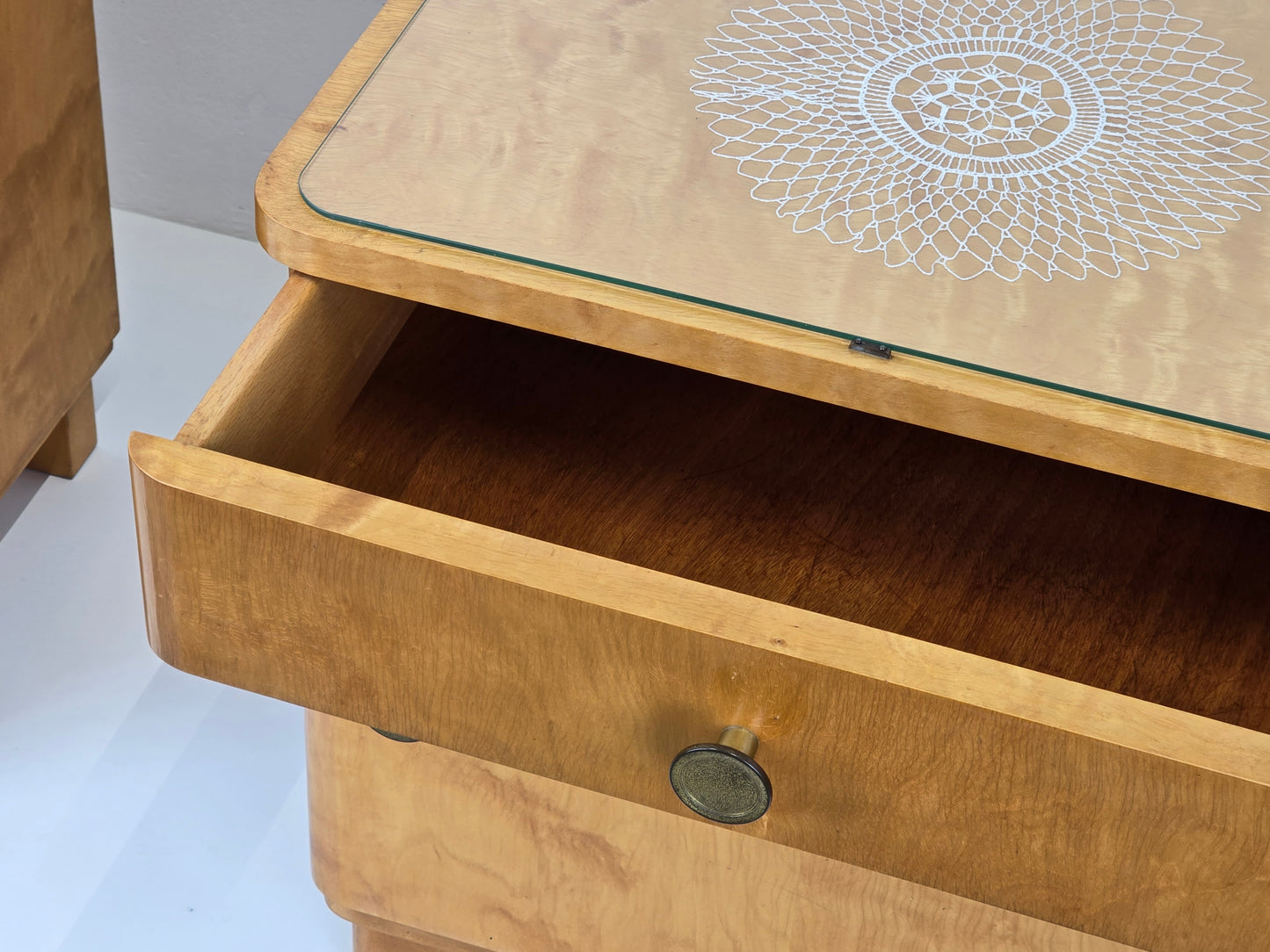 VINTAGE NACHTTISCH 2ER SET holz mid cenutry nachtkommode schlafzimmer