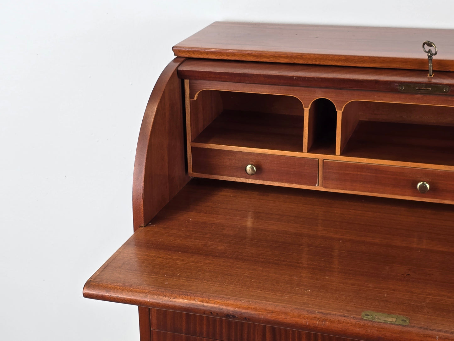 TEAK SEKRETÄR vintage holz kommode schweden schreibtisch mid century