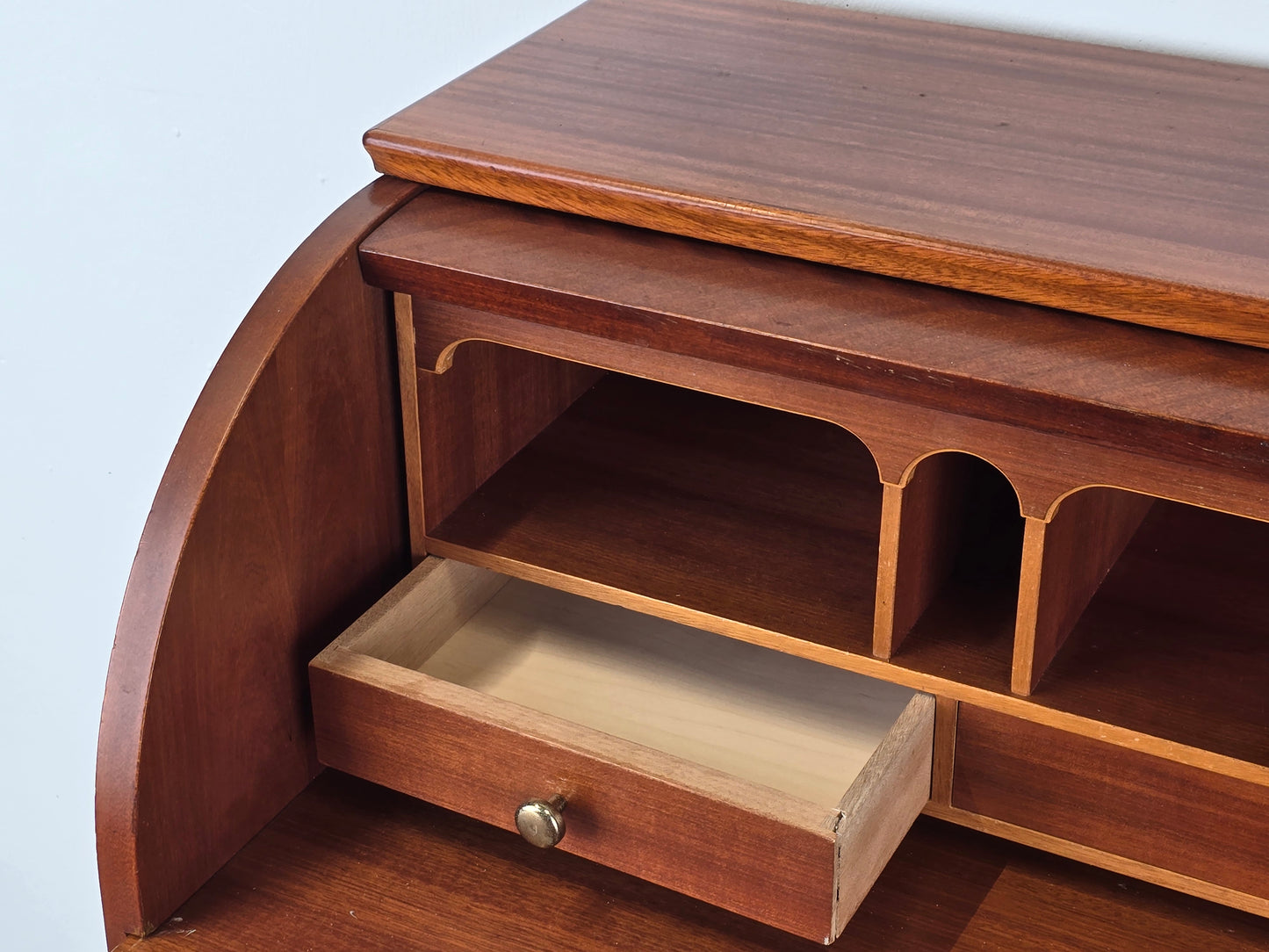 TEAK SEKRETÄR vintage holz kommode schweden schreibtisch mid century