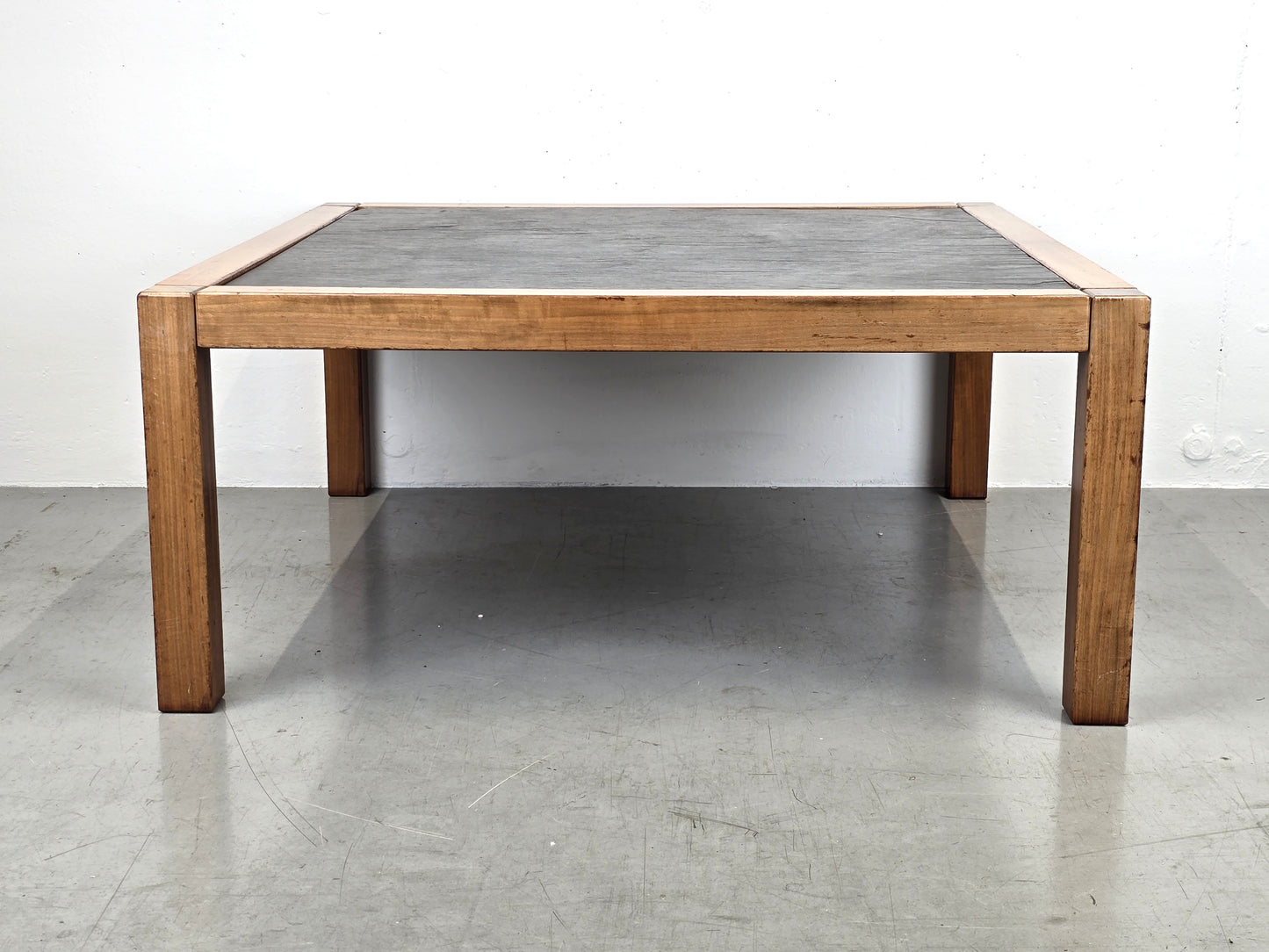 VINTAGE COUCHTISCH tisch wohnzimmer Schieferplatte stein schiefer