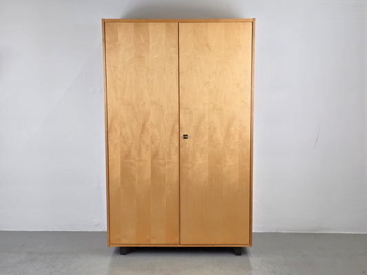 VINTAGE KLEIDERSCHRANK holz schrank Esche 1960er mid century