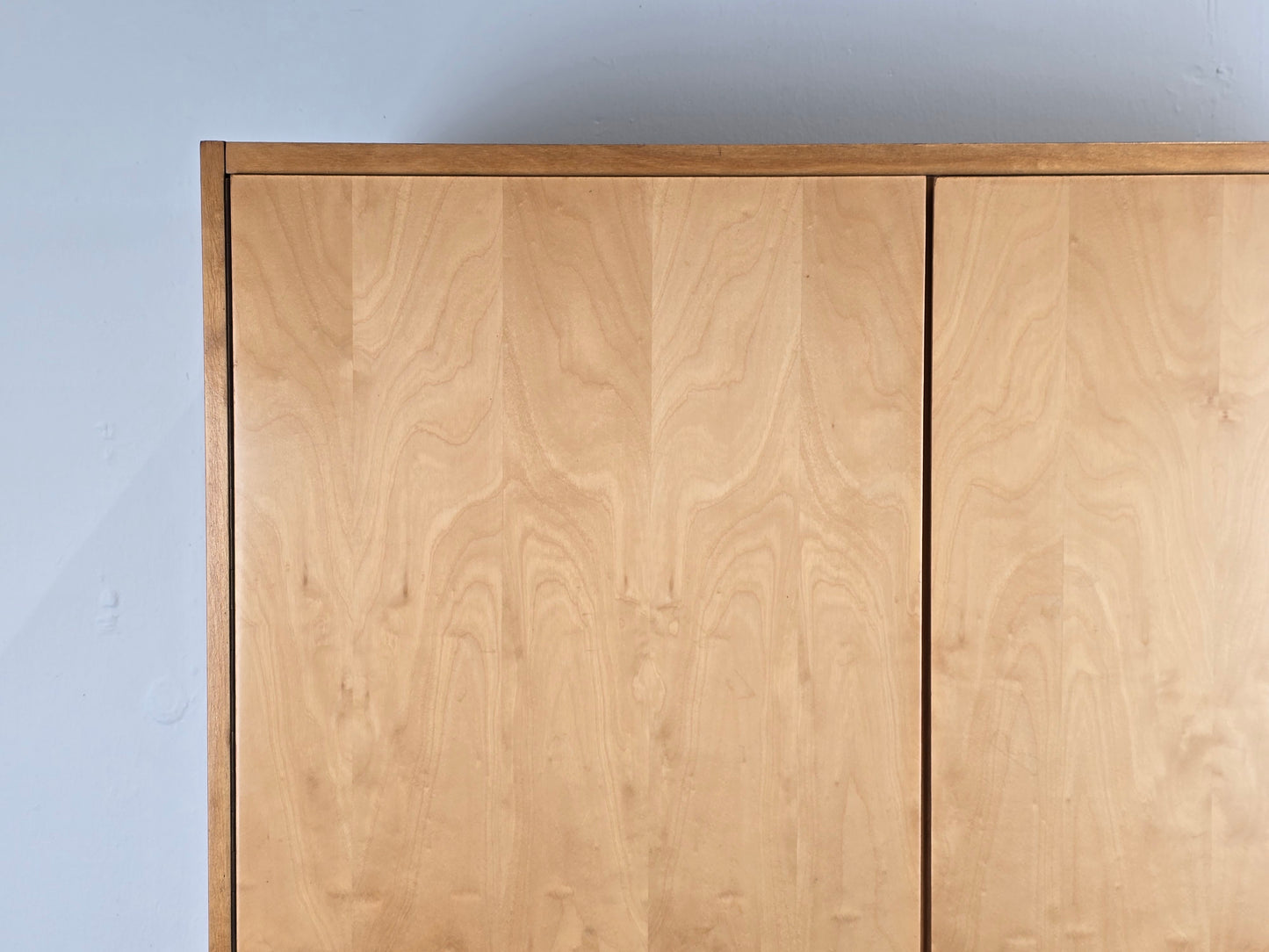 VINTAGE KLEIDERSCHRANK holz schrank Esche 1960er mid century