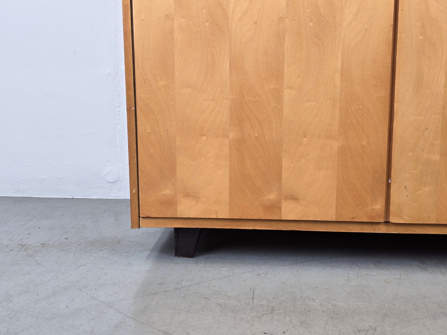 VINTAGE KLEIDERSCHRANK holz schrank Esche 1960er mid century