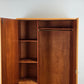 VINTAGE KLEIDERSCHRANK holz schrank Esche 1960er mid century