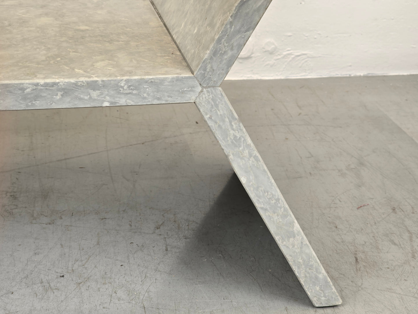 MID CENTURY COUCHTISCH rauchglas marmosvintage tisch wohnzimmer glas