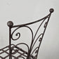 DANTE NEGRO STUHL balkon garten schmiedeeisen vintage metall eisen italienisch