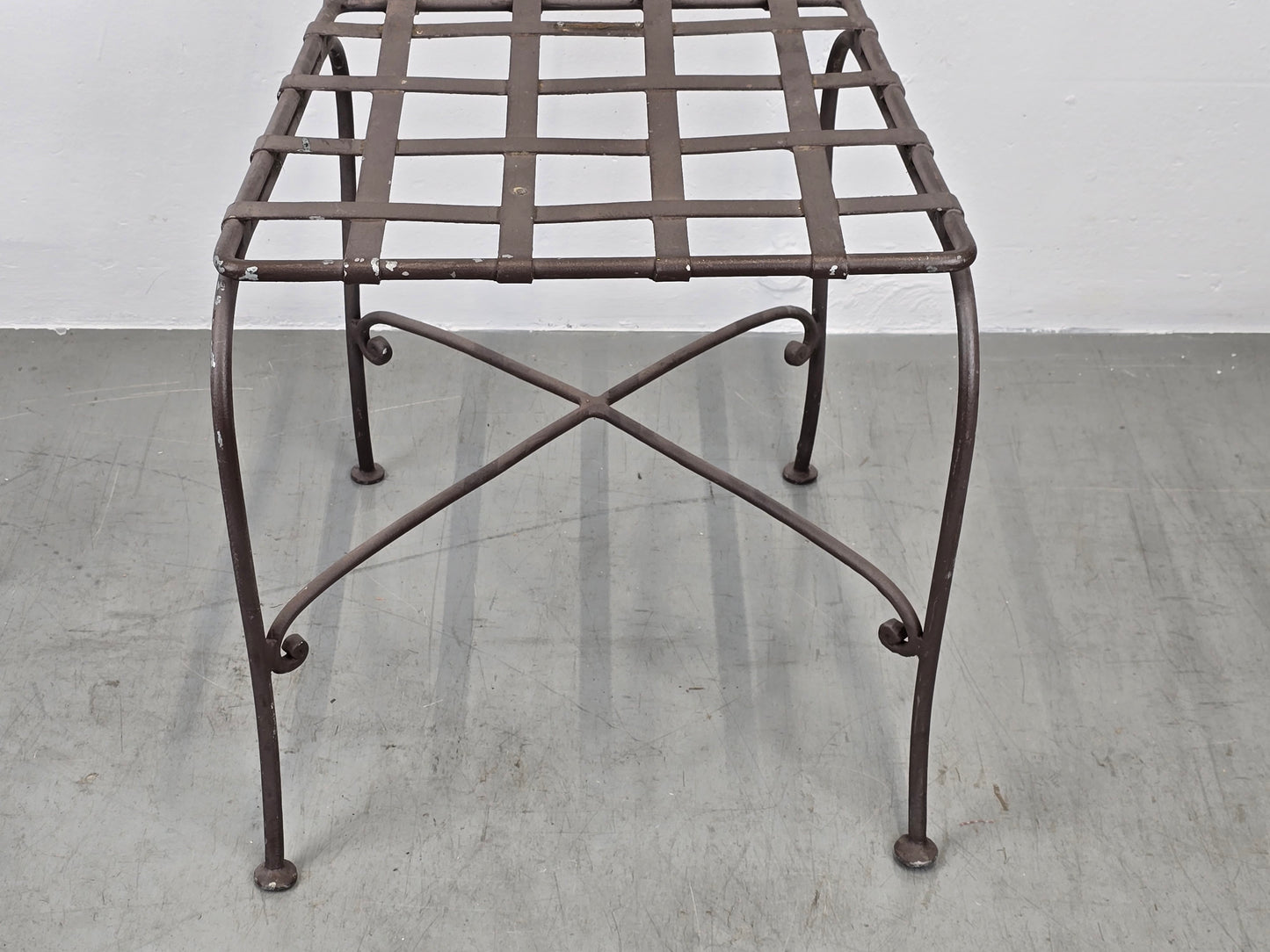 DANTE NEGRO STUHL balkon garten schmiedeeisen vintage metall eisen italienisch