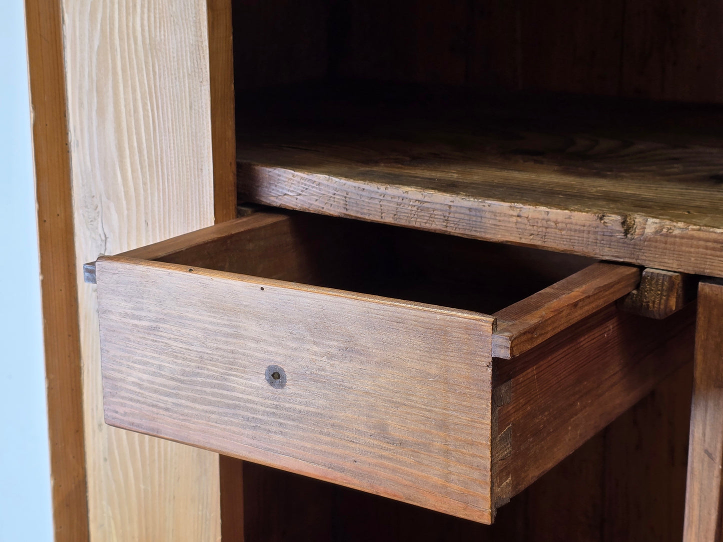 VINTAGE BAUERSCHRANK vollholz holz schrank kleiderschrank weichholz