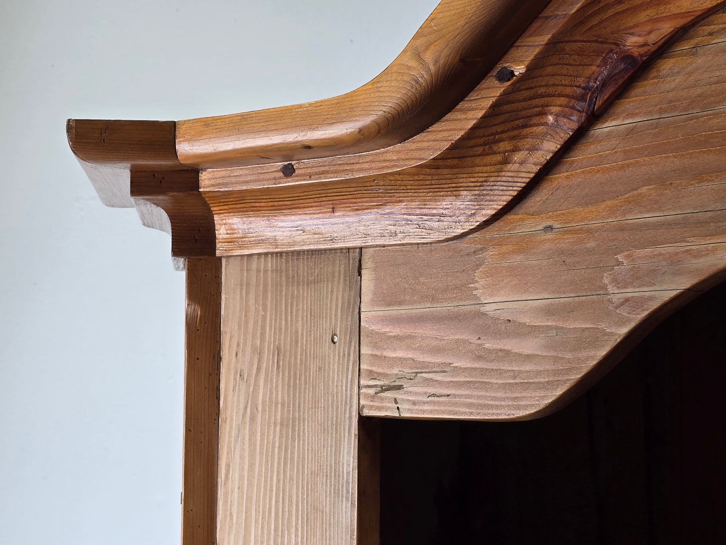 VINTAGE BAUERSCHRANK vollholz holz schrank kleiderschrank weichholz