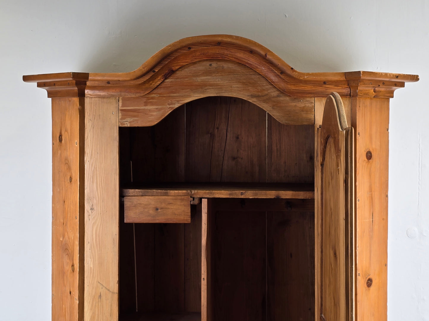 VINTAGE BAUERSCHRANK vollholz holz schrank kleiderschrank weichholz