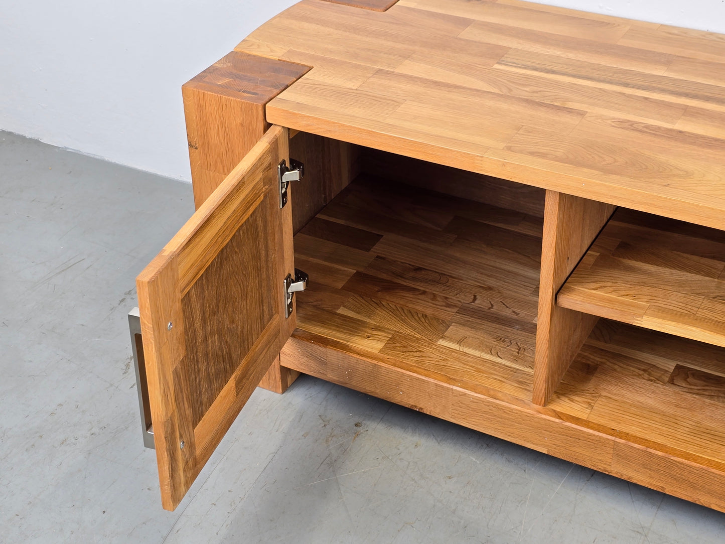 EICHENHOLZ Sideboard tv lowboard holz eiche kommode vollholz