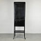 ANTIKE VITRINE medizinschrank schrank metall schwarz spint vintage industriel