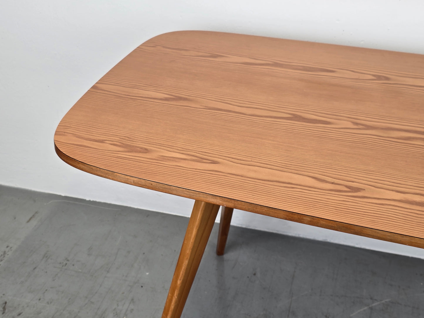 MID CENTURY COUCHTISCH esstisch sofa wohnzimmer tisch vintage holz beistelltisch