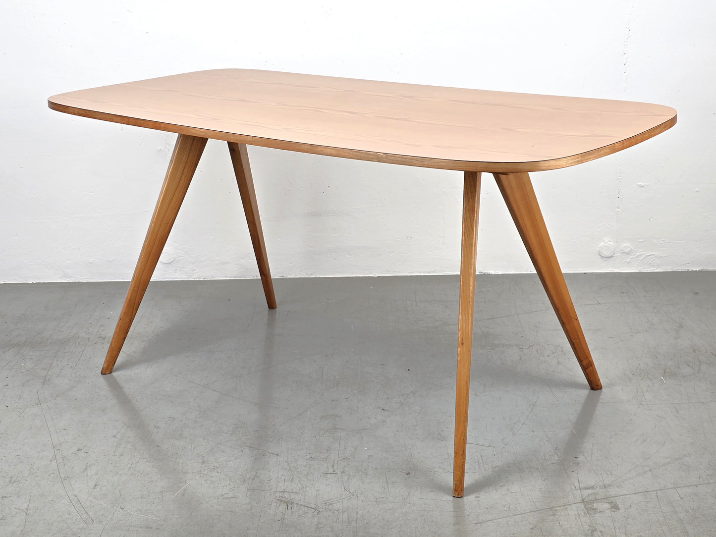 MID CENTURY COUCHTISCH esstisch sofa wohnzimmer tisch vintage holz beistelltisch