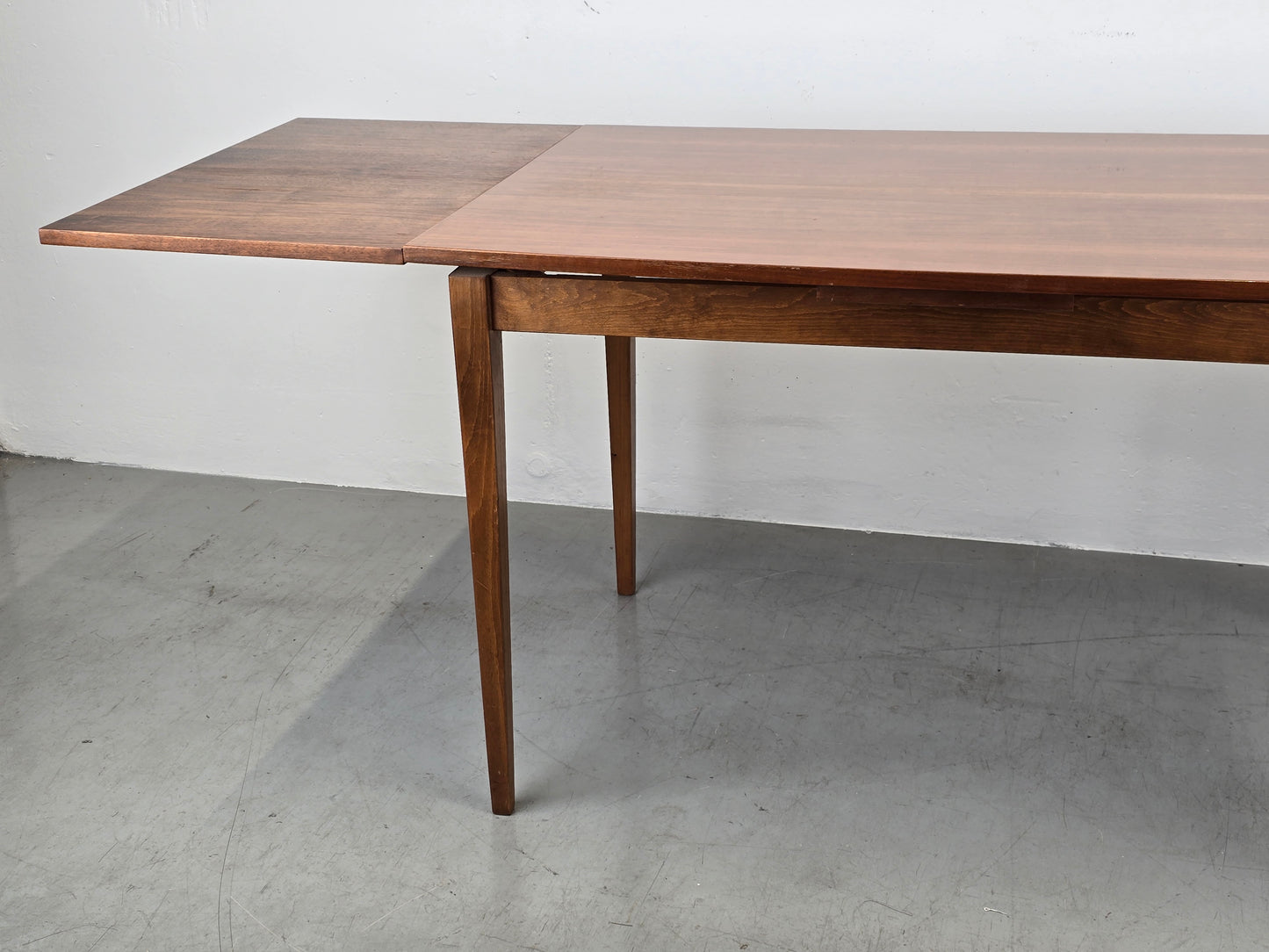 VINTAGE ESSTISCH nussbaum holz tisch küche schreibtisch esszimmer mid century