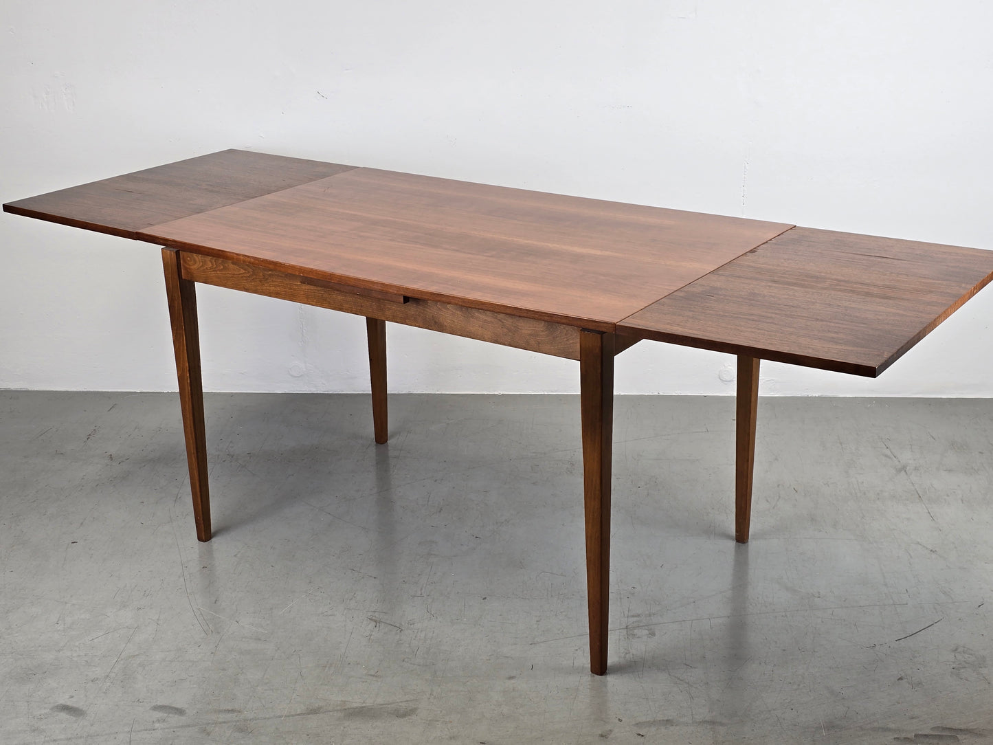 VINTAGE ESSTISCH nussbaum holz tisch küche schreibtisch esszimmer mid century