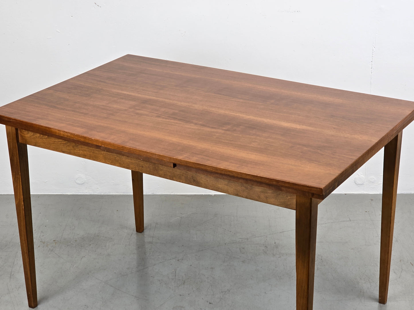 VINTAGE ESSTISCH nussbaum holz tisch küche schreibtisch esszimmer mid century