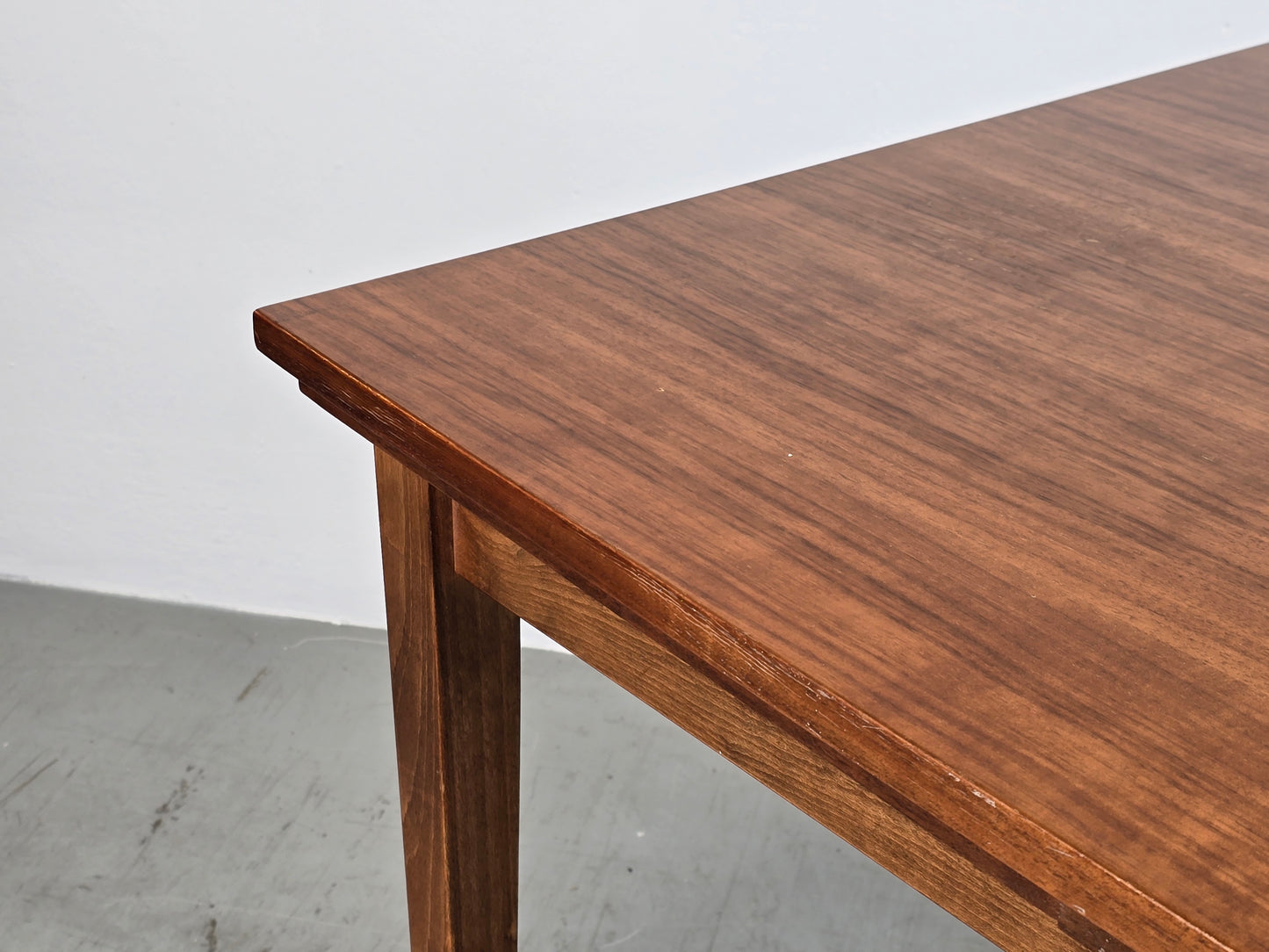 VINTAGE ESSTISCH nussbaum holz tisch küche schreibtisch esszimmer mid century