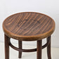 MELDER HOCKER holz vintage antik thonet stuhl küche arbeitshocker braun