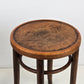 MELDER HOCKER holz vintage antik thonet stuhl küche arbeitshocker braun