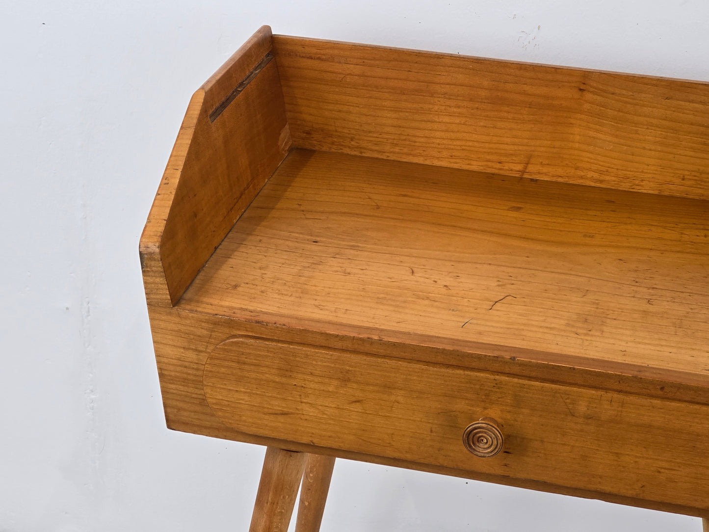 MID CENTURY ABLAGE flur kommode nachttisch kommödchen vintage holz bauhaus