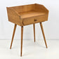 MID CENTURY ABLAGE flur kommode nachttisch kommödchen vintage holz bauhaus