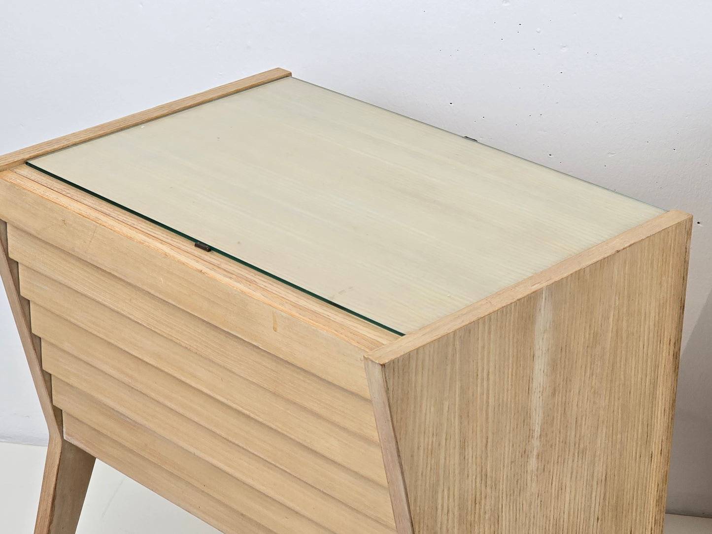 VINTAGE 2ER SET NACHTTISCHE nachttisch holz 1960er schlafzimmer tisch kommode