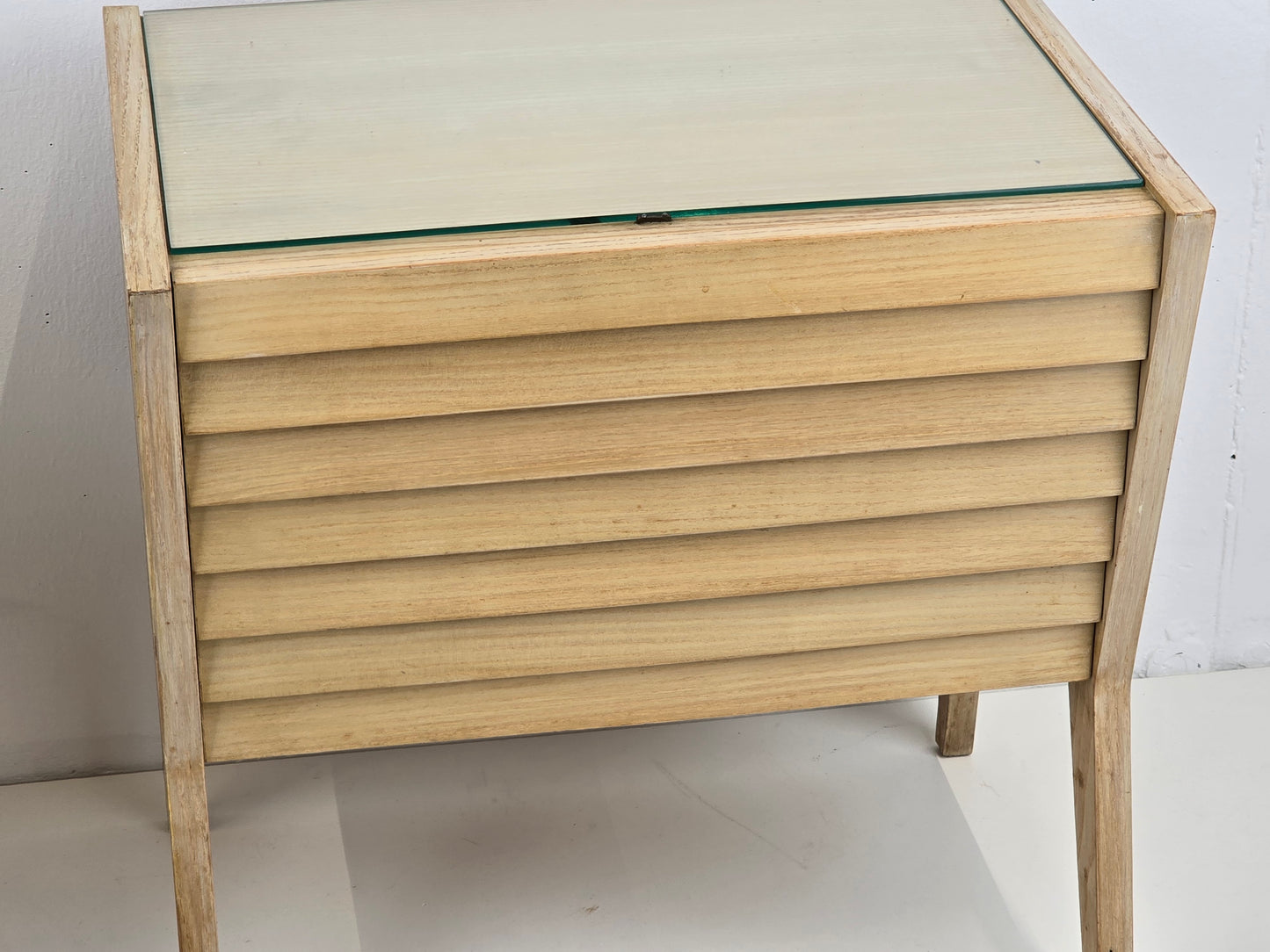 VINTAGE 2ER SET NACHTTISCHE nachttisch holz 1960er schlafzimmer tisch kommode