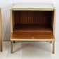 VINTAGE 2ER SET NACHTTISCHE nachttisch holz 1960er schlafzimmer tisch kommode