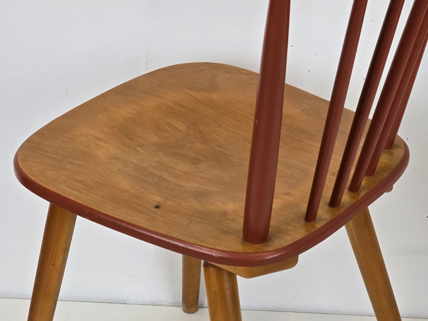 HILLER VINTAGE STÜHLE stuhl esstisch küche esszimmer holz 1960er