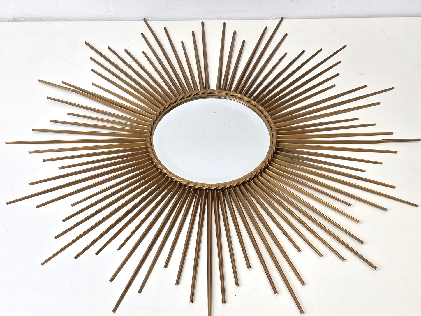 CHATY VALLAURIS SONNEN SPIEGEL vintage 1950er rund 1960er Hexenaugenmotiv