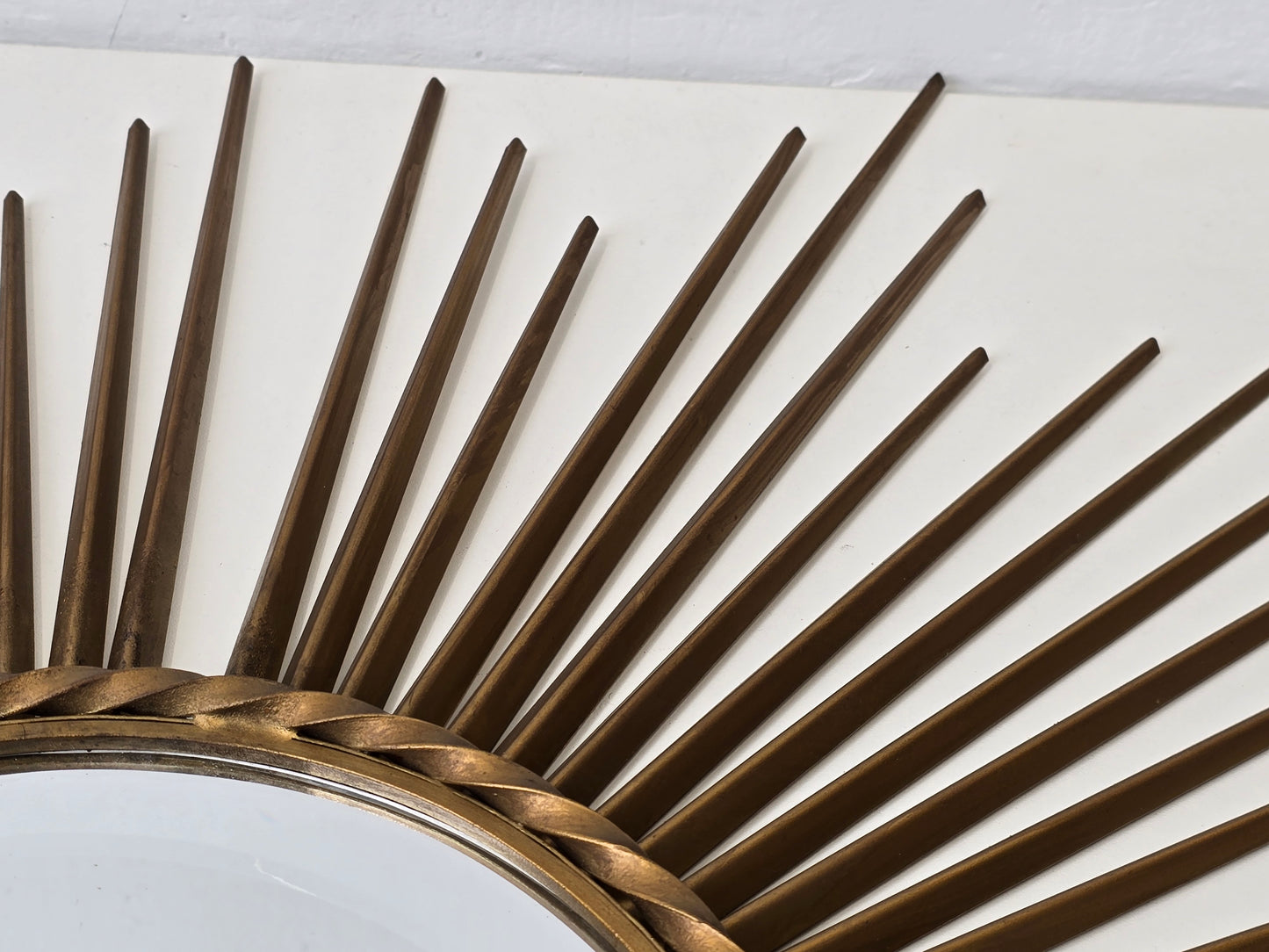 CHATY VALLAURIS SONNEN SPIEGEL vintage 1950er rund 1960er Hexenaugenmotiv