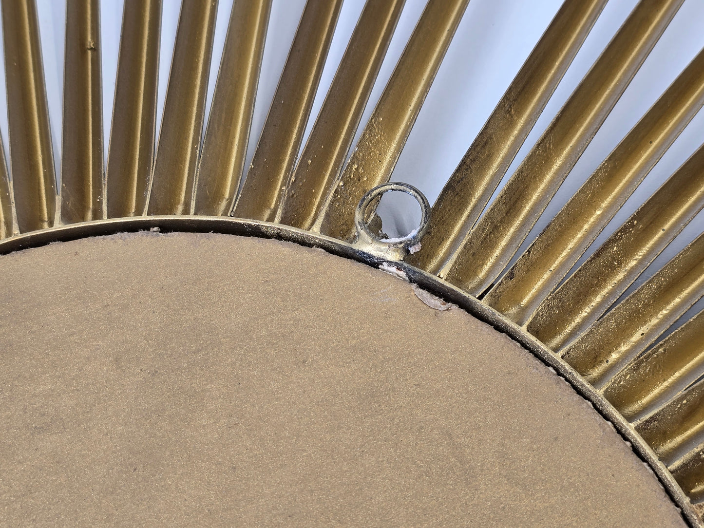 CHATY VALLAURIS SONNEN SPIEGEL vintage 1950er rund 1960er Hexenaugenmotiv