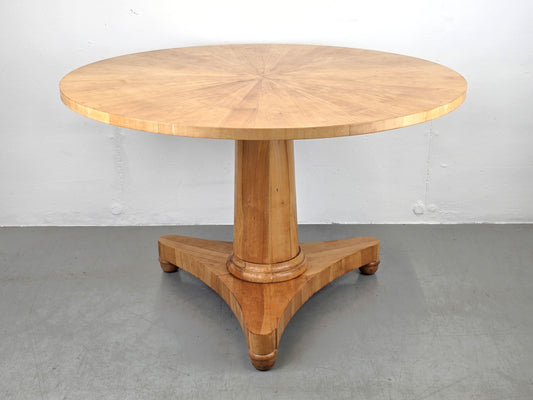 VINTAGE ESSTISCH RUND holz küche tisch esszimmer antik biedermeier