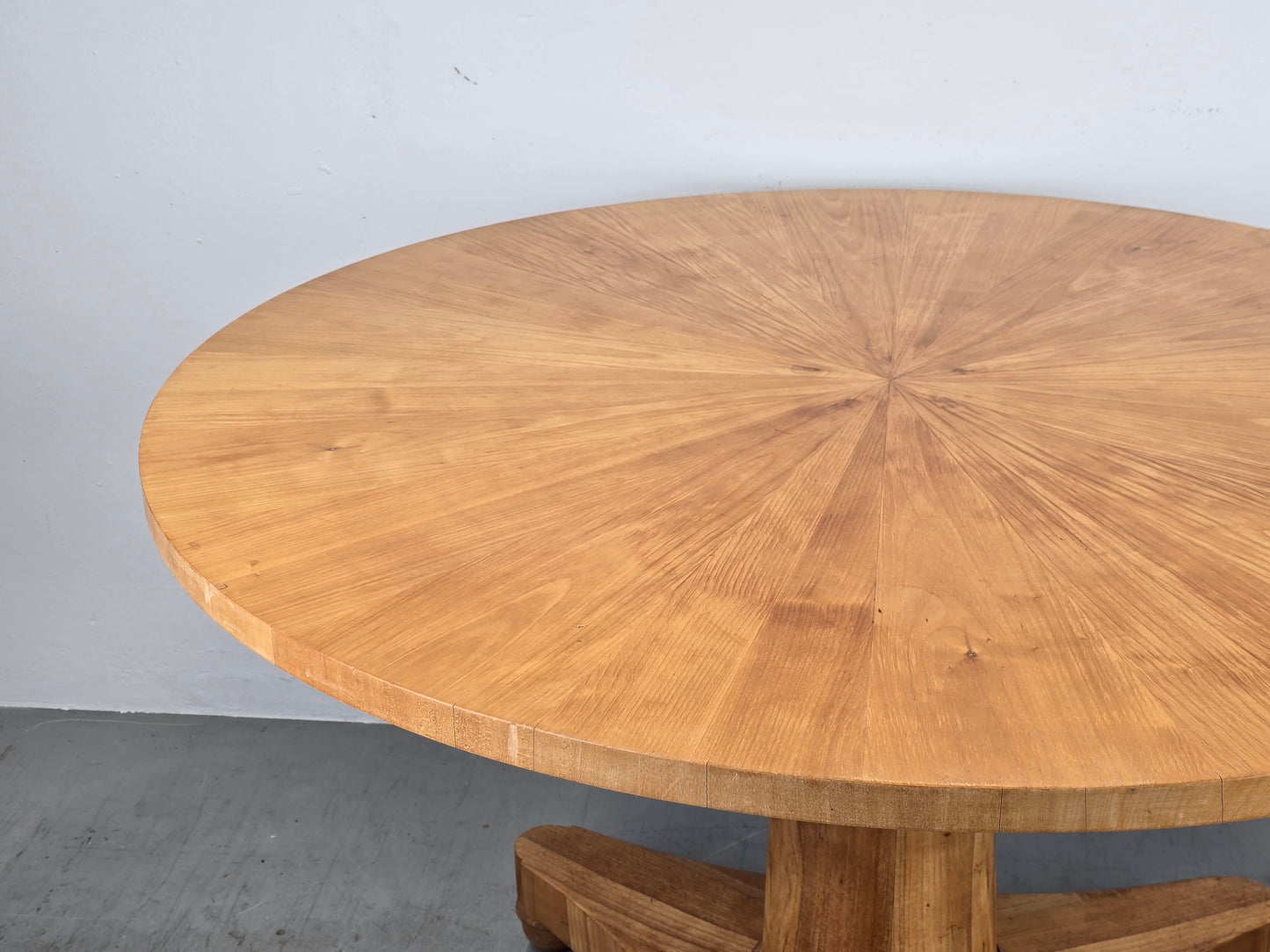 VINTAGE ESSTISCH RUND holz küche tisch esszimmer antik biedermeier